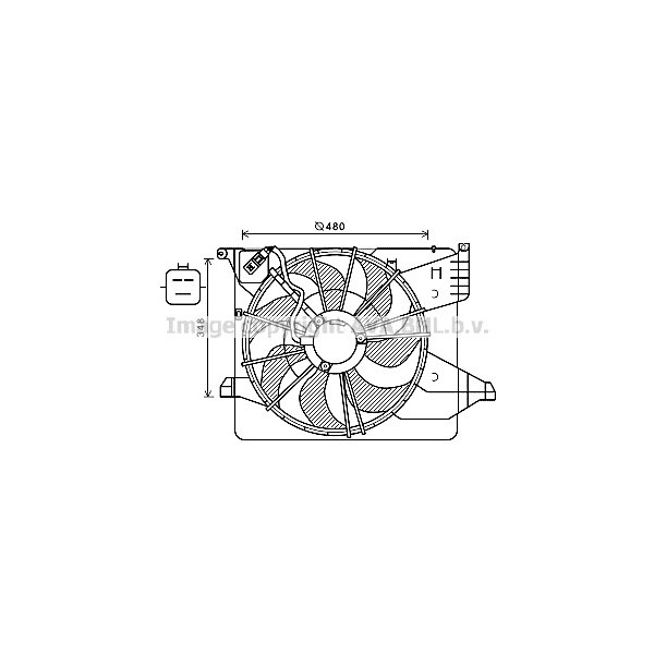 CLG FAN KIA SORENTO 10-11 image
