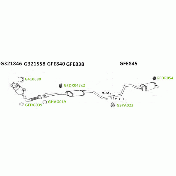 GT Exhausts Exhaust System image