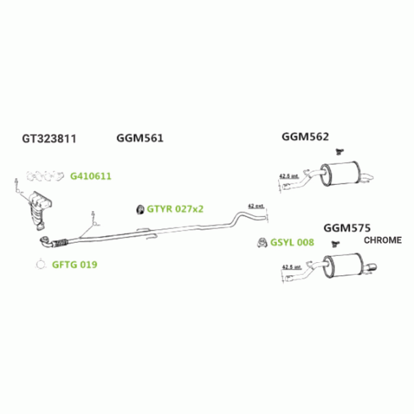 GT Exhausts Exhaust System image