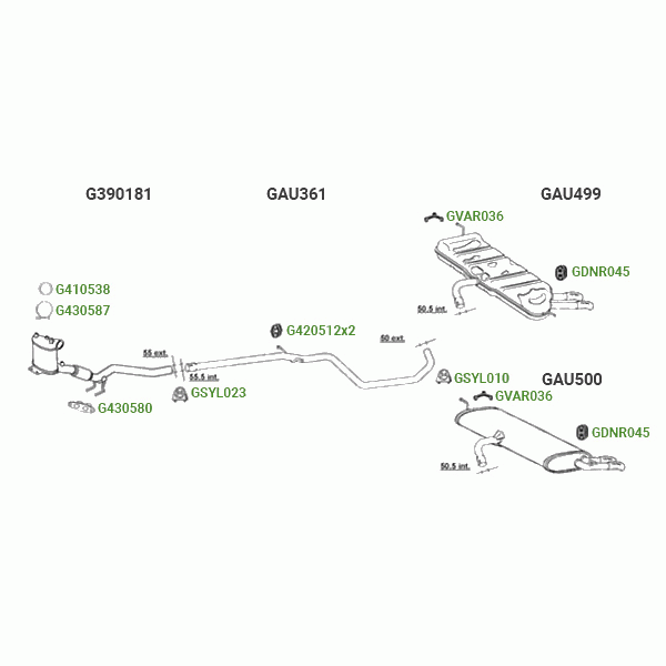 GT Exhausts Exhaust System image