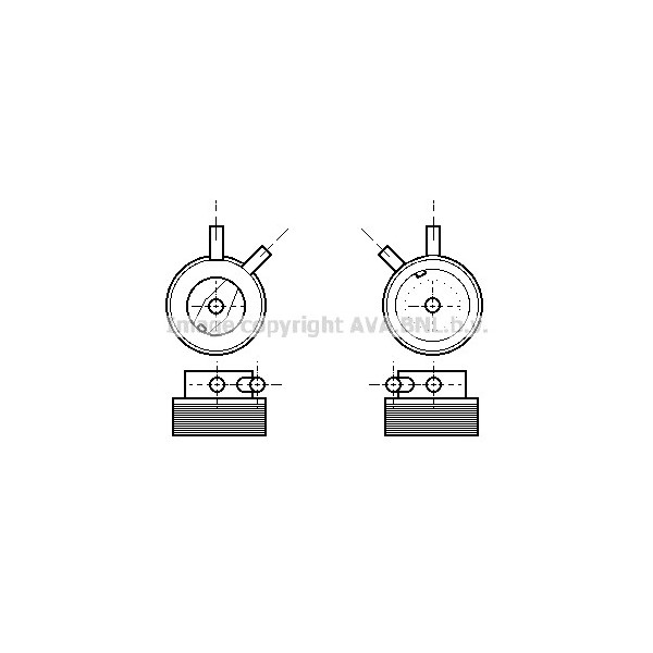 OIL COOLER VAUXHALL ASTRA F 92-98 image