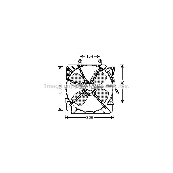 CLG FAN MAZD 626 97-02 image