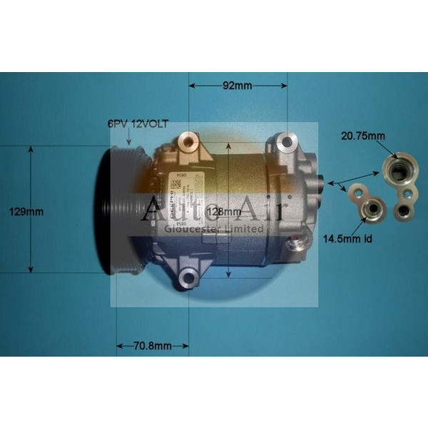 Compressor - Air Conditioning Nissan Renault 98-13 image
