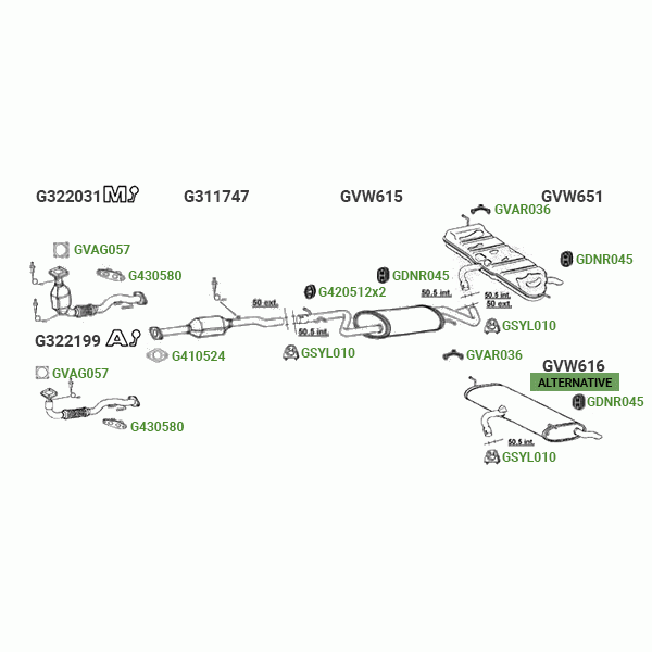 GT Exhausts Exhaust System image