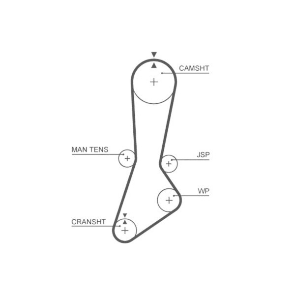 GATES T-KIT MAZD 626 89-92 image