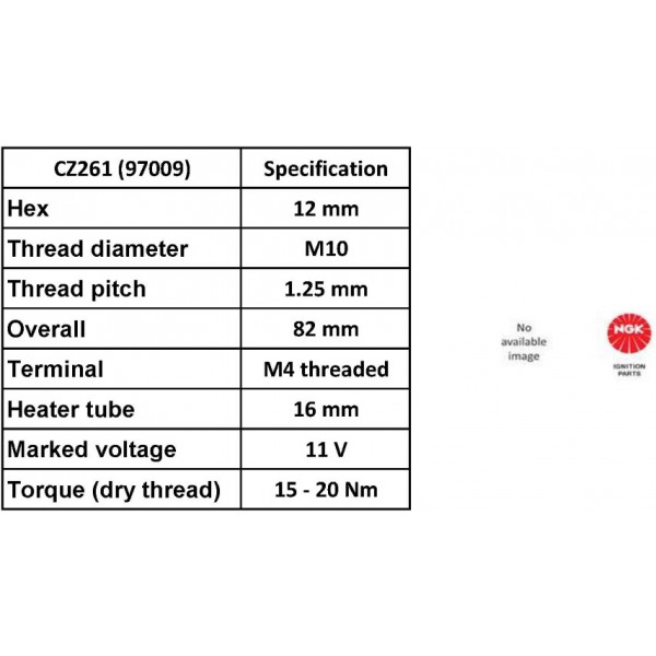 Glow Plug Ford Nissan 93-07 image