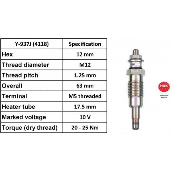 Glow Plug Ford 93-02 image