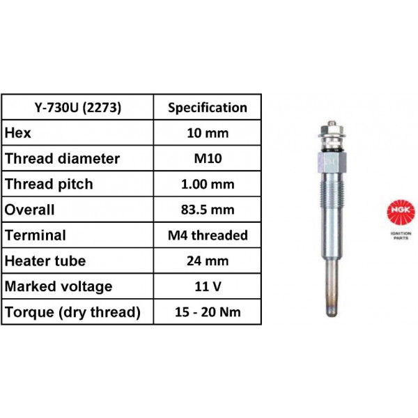 Glow Plug Honda Land Rover Renault Rover 93-06 image