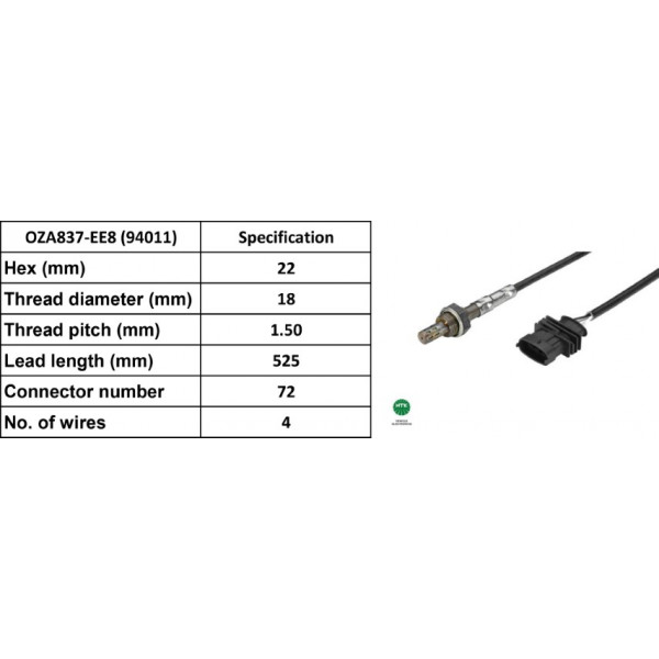 NTK Lambda Sensor (Front) image