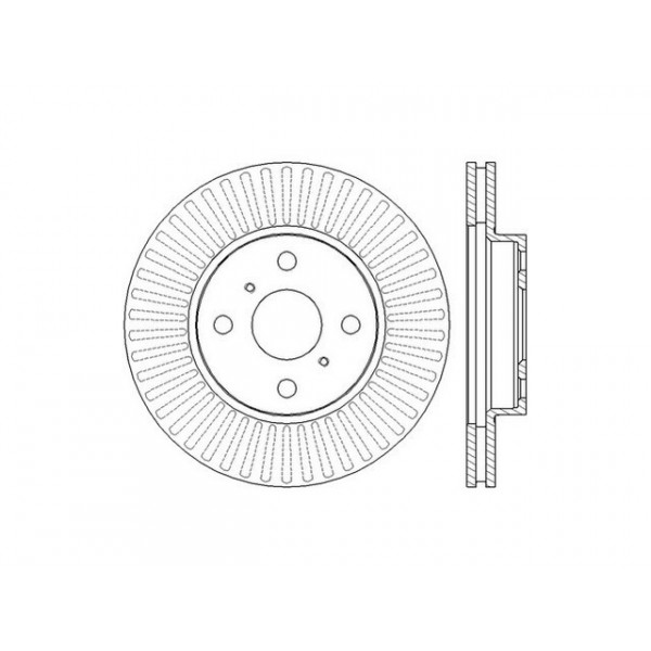 PR BRK DISC FT TOYO YARIS 05-18 image