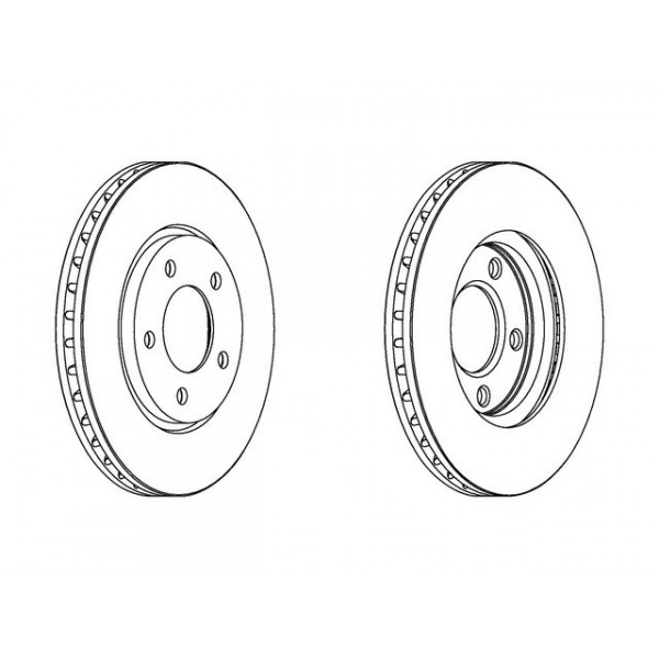 PR BRK DISC FT CHRY GRAND VOYAGER 01-08 image