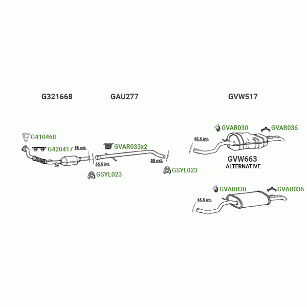 GT Exhausts Exhaust System image