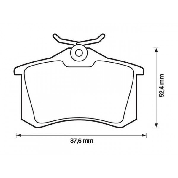 Jurid Brake Pad Set (Rear) image