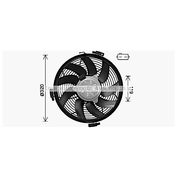 CLG FAN MERC SPRINTER VW CRAFTER 06-21 image