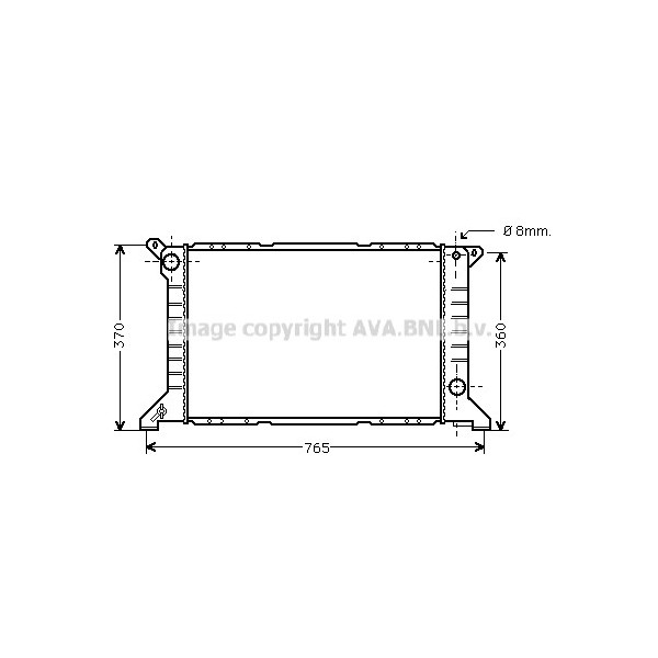 RAD FORD TRANSIT TOURNEO 91-00 image
