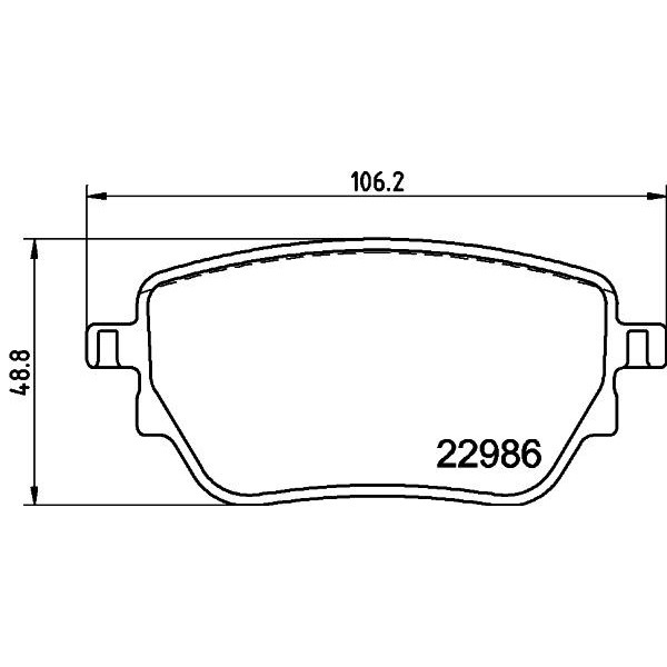 Brake Pad Set - Disc Brake Ford 18-28 image