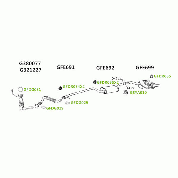 GT Exhausts Exhaust System image