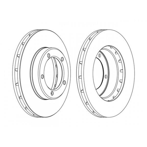 SGL BRK DISC FT TOYO LANDCRUISER AMAZON 98-07 image