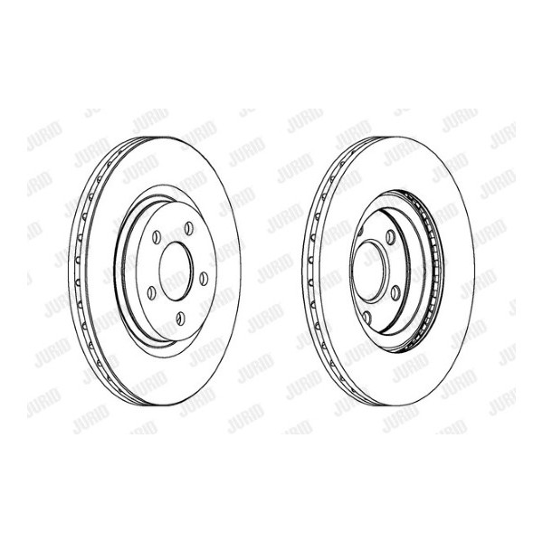 SINGLE BRK DISC FT CHRY PT CRUISER 00-08 image