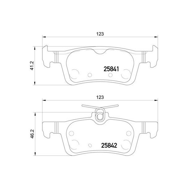 Brake Pad Set - Disc Brake Ford 17-27 image