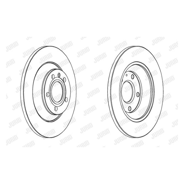 SINGLE BRK DISC R AUDI A6 06-09 image