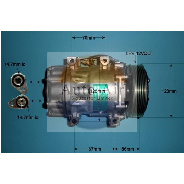 AC COMPRESSOR FORD VOLVO 03-12 image