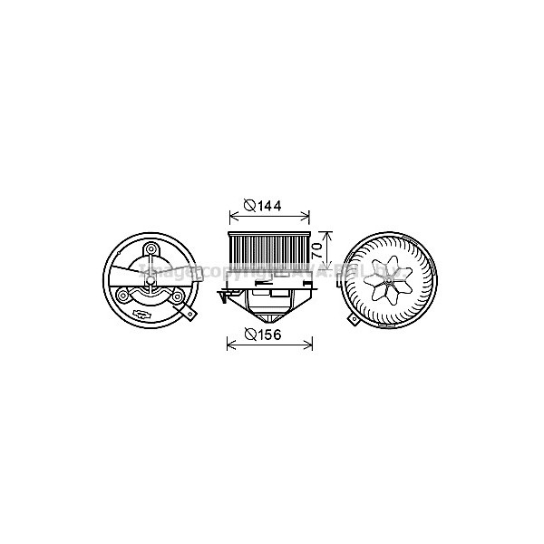 HEAT BLOWER ALFA GIULIETTA 10-20 image