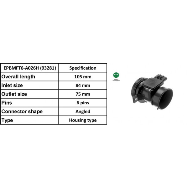 AIR FLOW METER FORD FOCUS MONDEO TRANSIT 93-12 image