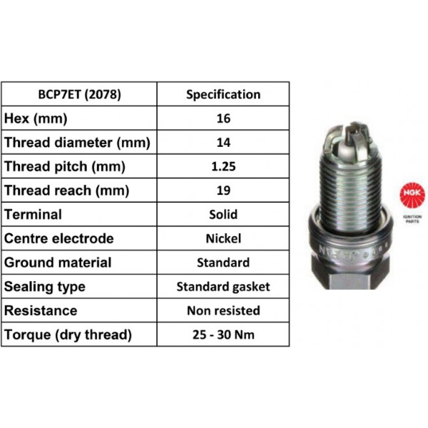 Spark Plug Audi Renault Seat VW 85-99 image