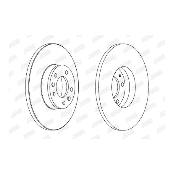 Brake Disc Citroen Fiat Peugeot Toyota 07-16 image
