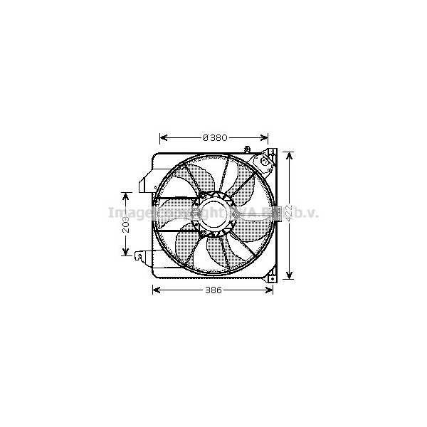 CLG FAN FORD TRANSIT CONNECT 02-07 image