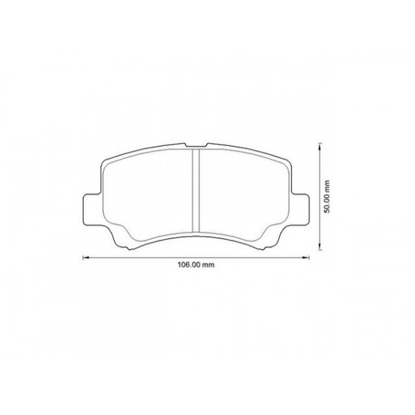 BRK PAD SET FT SUZUKI 98-00 image