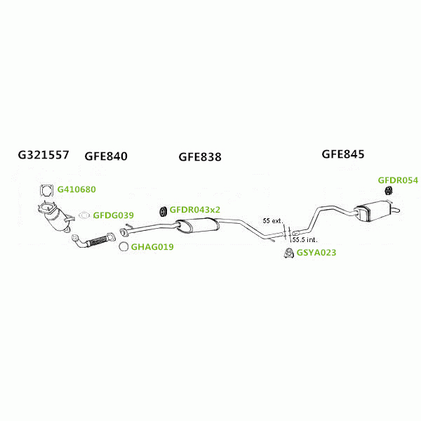 GT Exhausts Exhaust System image