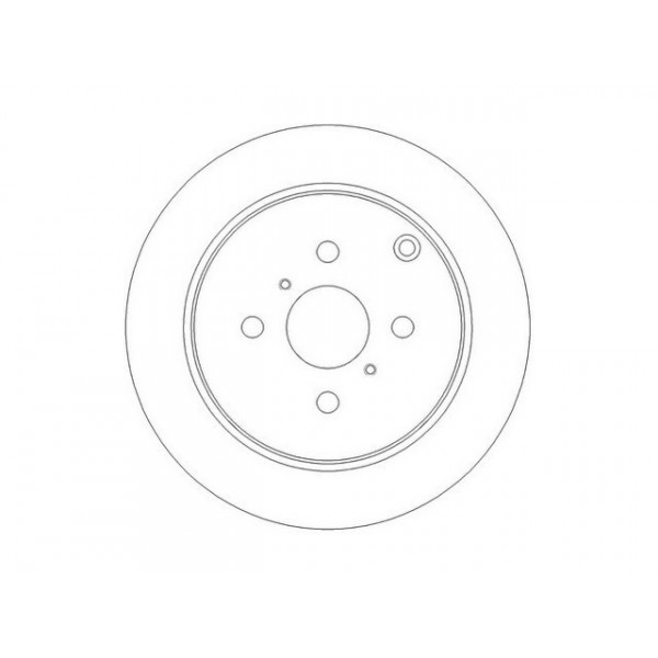 PR BRK DISC R TOYO COROLLA PRIUS YARIS 99-14 image