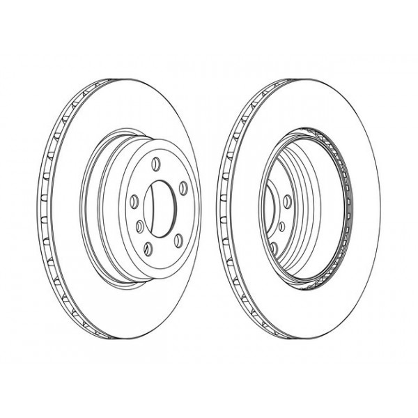 SGL BRK DISC R BMW X5 X6 06-19 image