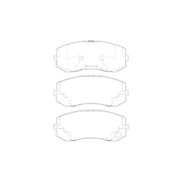 BRK PAD FT MITS CANTER 07-10 image