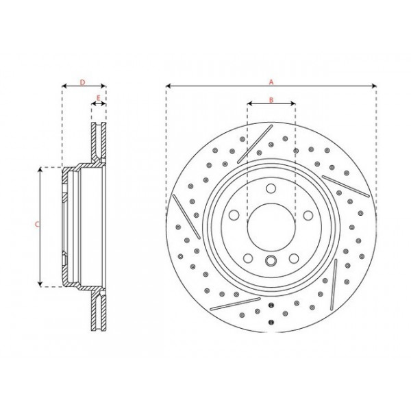 Jurid Brake Disc (Rear) image