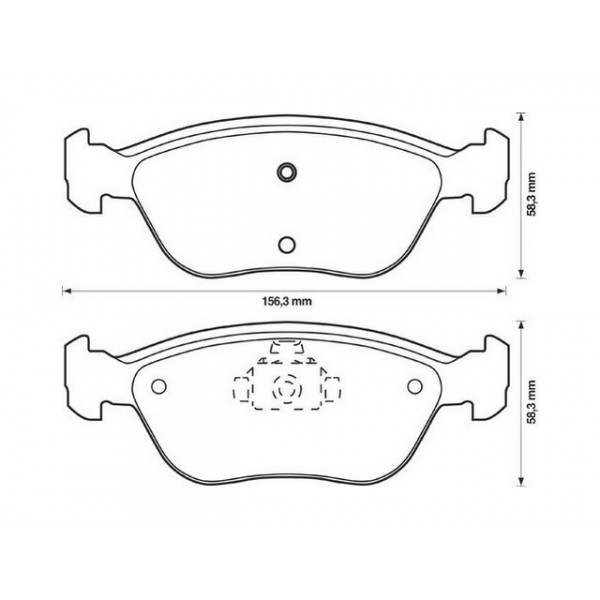BRK PAD SET FT VOLVO 91-05 image