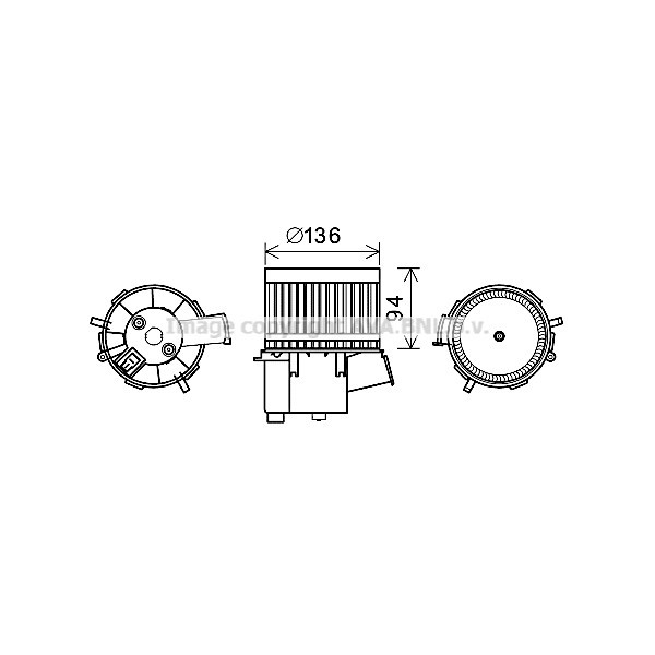 Interior Blower Fiat Ford 03-16 image