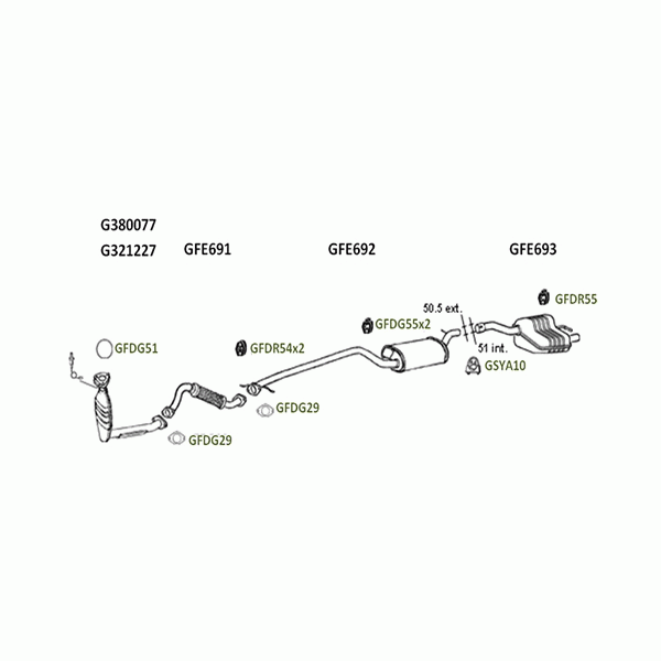 GT Exhausts Exhaust System image