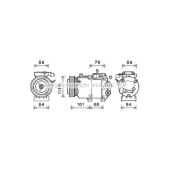 CMPRSSR HYUN SONATA KIA MAGENTIS 08-11 image