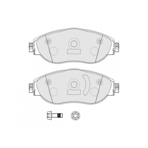 Brake Pad Set - Disc Brake Audi Cupra Seat Skoda VW 12-24 image