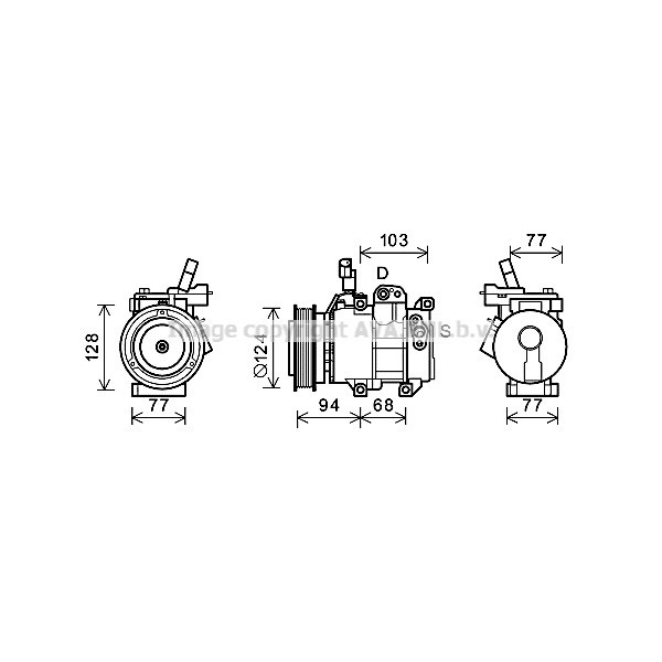 CMPRSSR CERATO 16 I 10 -12 image