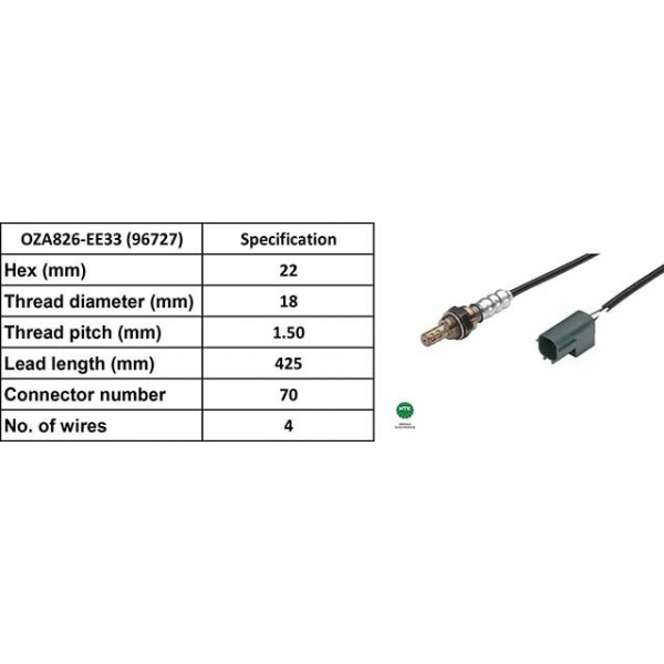 LAMBDA SENSOR ALMERA 15 00-02 image
