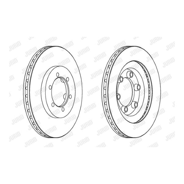 PR BRK DISC FT DAEWOO MUSSO SSANG REXTON 96-05 image