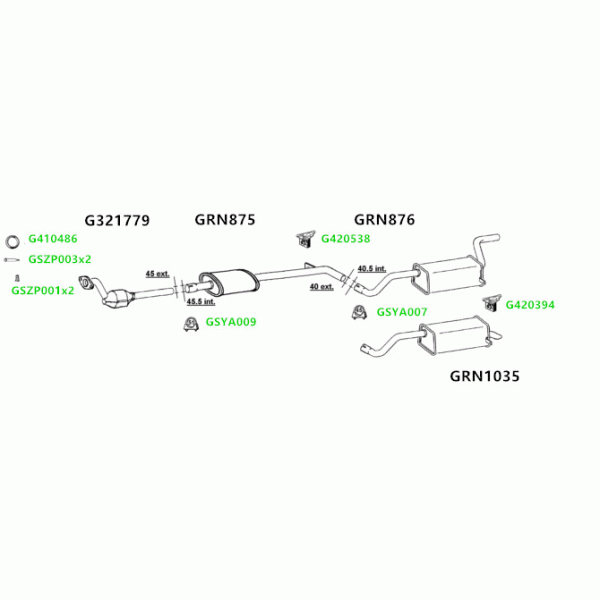 GT Exhausts Exhaust System image