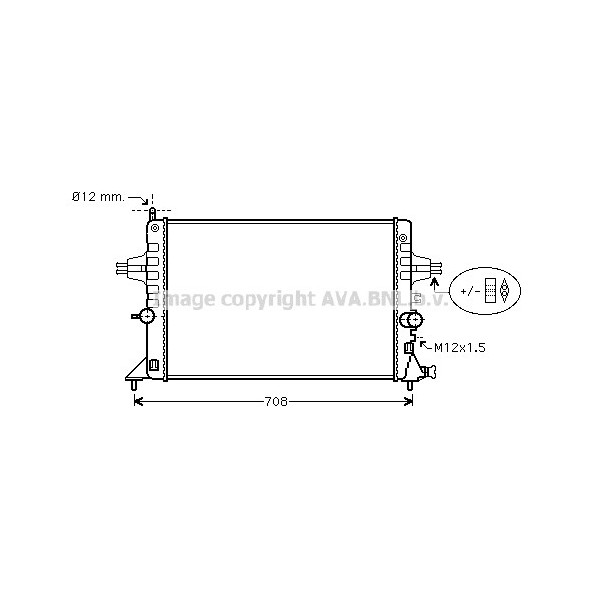 Radiator - Engine Cooling Vauxhall 00-09 image