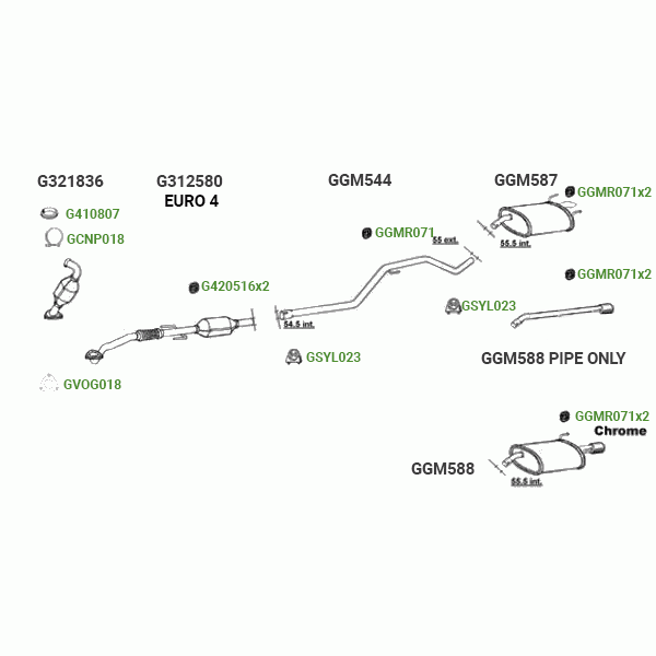 GT Exhausts Exhaust System image