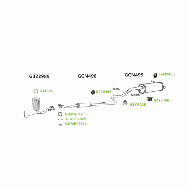 GT Exhausts Exhaust System image