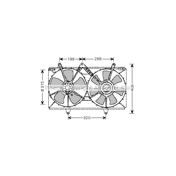 CLG FAN TOYO COROLLA 97-00 image